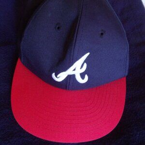 MLB Atlanta Braves Navy Blue/Red Adjustable Adult Ball Cap Hat